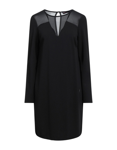 Trussardi Jeans Short Dresses In Black