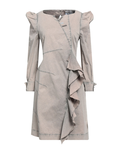 Elisa Cavaletti By Daniela Dallavalle Short Dresses In Grey
