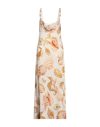 Clips Long Dresses In Beige