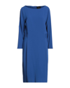 Trussardi Midi Dresses In Bright Blue