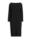 Trussardi Midi Dresses In Black