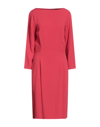 Trussardi Midi Dresses In Red