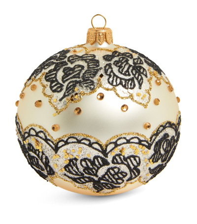 Harrods Lace-embellished Bauble In Multi