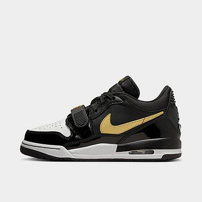 Nike Jordan Boys' Big Kids' Jordan Legacy 312 Low Off-court Casual Shoes In Black/metallic Gold/white