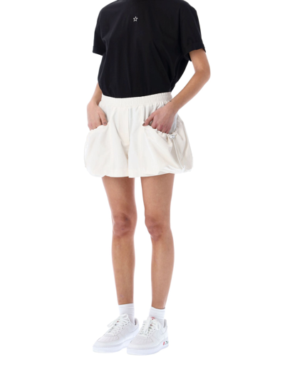Stella Mccartney Puffy Shorts - Atterley In Cream