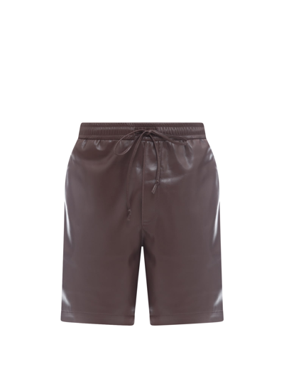 Nanushka Bermuda Shorts In Brown