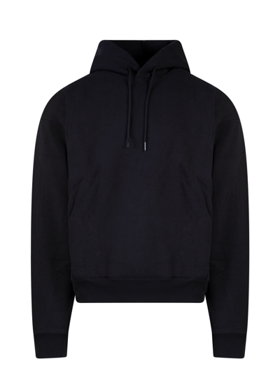 Martine Rose Logo-print Oversized Hoodie In Black