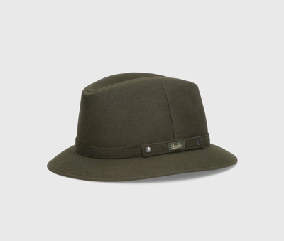 Borsalino Fedora Hat In Dark Green