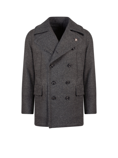 Lardini Coat In Grey