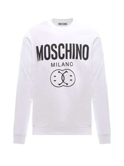 Moschino Sweatshirt In White