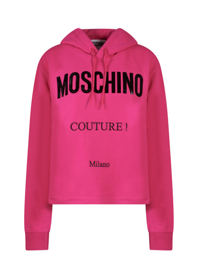 Moschino Sweatshirt In Pink