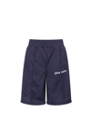 Palm Angels Bermuda Shorts In Blue