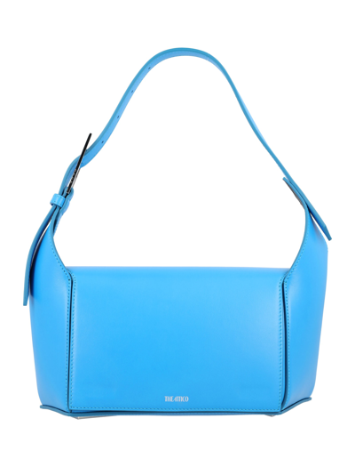 Attico 7/7 Shoulder Bag In Turquoise