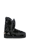 Mou Eskimo Sequin-embellished Boots In Black