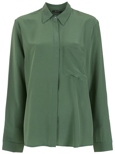 Lenny Niemeyer Camisa Pesponto Premium Relva Button-up Shirt In Green