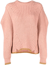 Ulla Johnson Lorena Alpaca-blend Sweater In 粉色