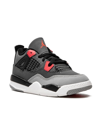Jordan Babies' Air  4 High-top Sneakers In Grey