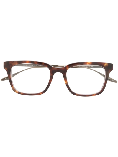 Barton Perreira Tortoiseshell Square-frame Glasses