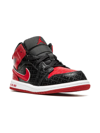 Jordan 1 Mid Ss Sneakers In Black/gym Red-white