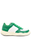 Miharayasuhiro Wayne Low-top Leather Sneakers In Green