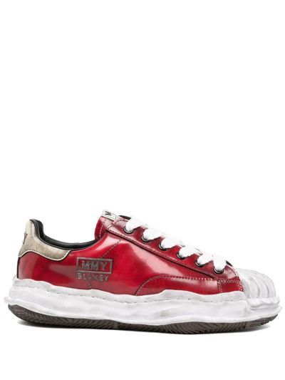 Miharayasuhiro Blakey Og Sole Low-top Trainers In Red