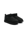 Ugg Classic Ultra Mini Sheepskin Ankle Boots 7-10 Yea In 黑色