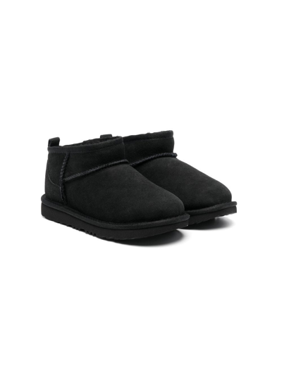 Ugg Kids' Classic Ultra Mini Boots In Black