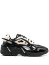 Raf Simons Black & Beige Cylon-21 Sneakers