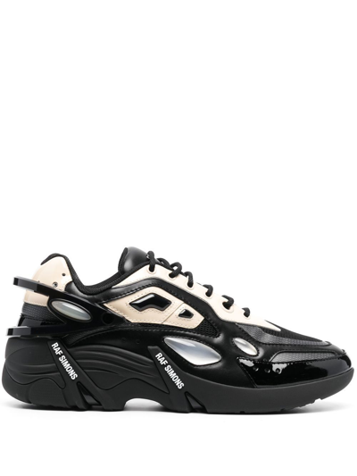 Raf Simons Cylon-21 Lace-up Sneakers In Black