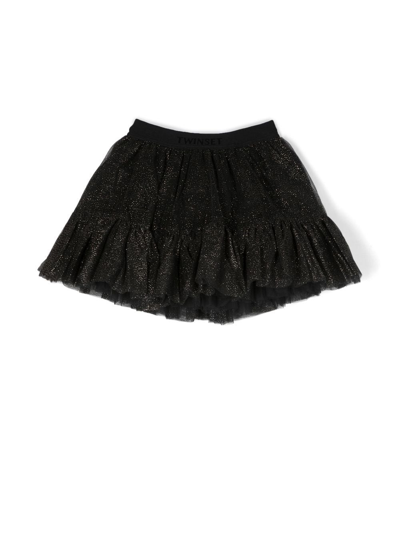 Twinset Rhinestone-embellished Skirt In Black
