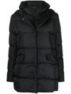 HERNO ZIP-FASTENING PADDED COAT