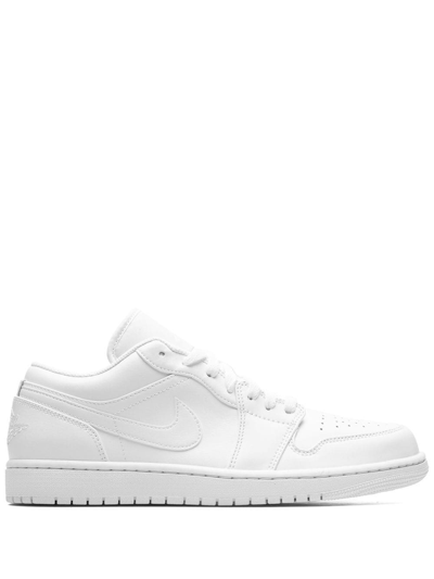 Jordan Air  1 Low Sneakers In White/white/white