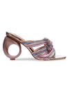 Ninety Union Women's Brazil Knotted Sandals In Pastel Multi