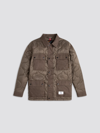 ALPHA INDUSTRIES ONION QUILTED SHIRT JACKET