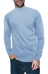 X-ray Core Mock Neck Knit Sweater In Powder Blue