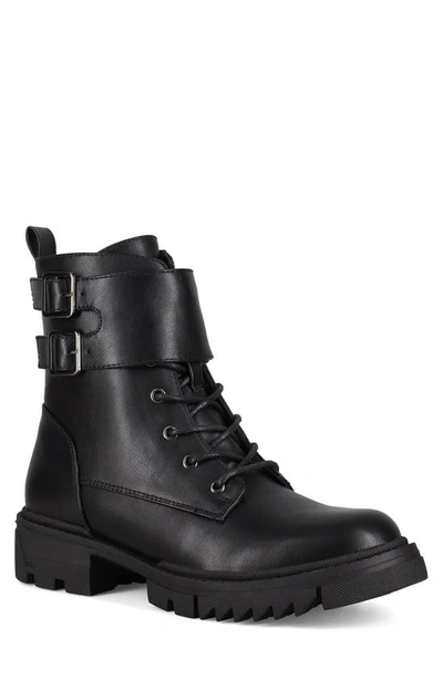 Aquatherm By Santana Canada Jaycee Leather Lug Sole Boot In Black