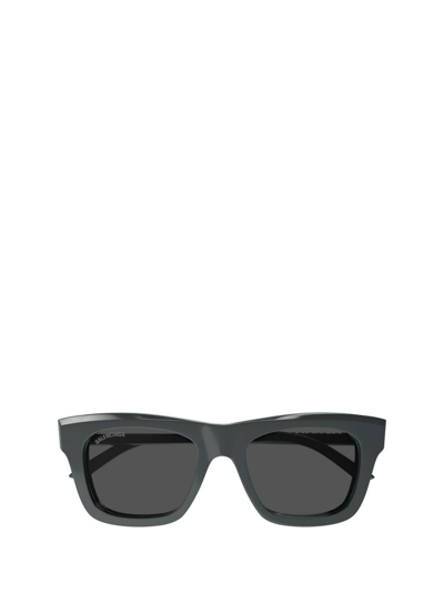 Balenciaga Eyewear Rectangular Frame Sunglasses In Grey