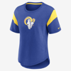 Nike Women's Fashion Prime Logo (nfl Los Angeles Rams) T-shirt In Blue