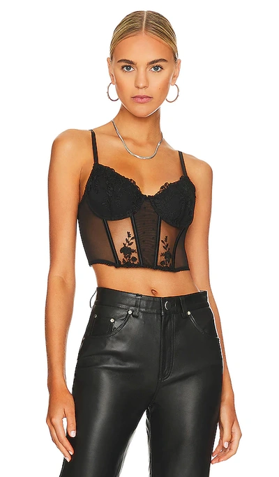 Kat The Label Nicolette Bustier In Black