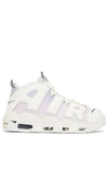 Nike Air More Uptempo High-top Sneakers In Sail  Black  Light Thistle & Pink Foam