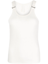 DION LEE E-HOOK RIBBED TANK TOP