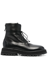 MARSÈLL LACE-UP ANKLE LEATHER BOOTS