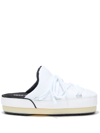 Moon Boot White Icon Mule In Nylon