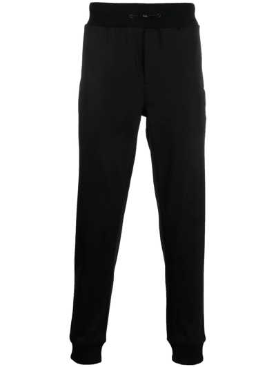 Plein Sport Tiger-head Motif Track Pants In Black