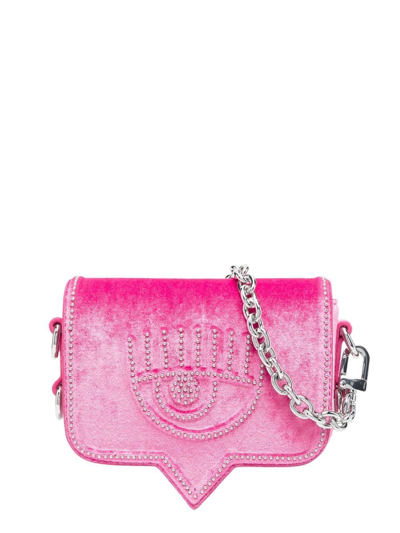 Chiara Ferragni Wink Studded Mini Bag In Pink