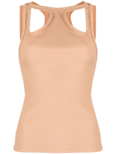 Dion Lee Shift Loop Tank Top In Camel