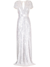 TEMPERLEY LONDON RAY SEQUIN-EMBELLISHED GOWN