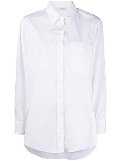 Glanshirt Cotton Long-sleeve Shirt In White