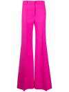 Valentino Wool-blend Tailored Trousers In Pink