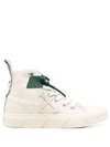 OFF-WHITE VULCANIZED HIGH-TOP SNEAKERS